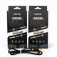 Cable auxiliar trenzado de jack de 3,5 mm