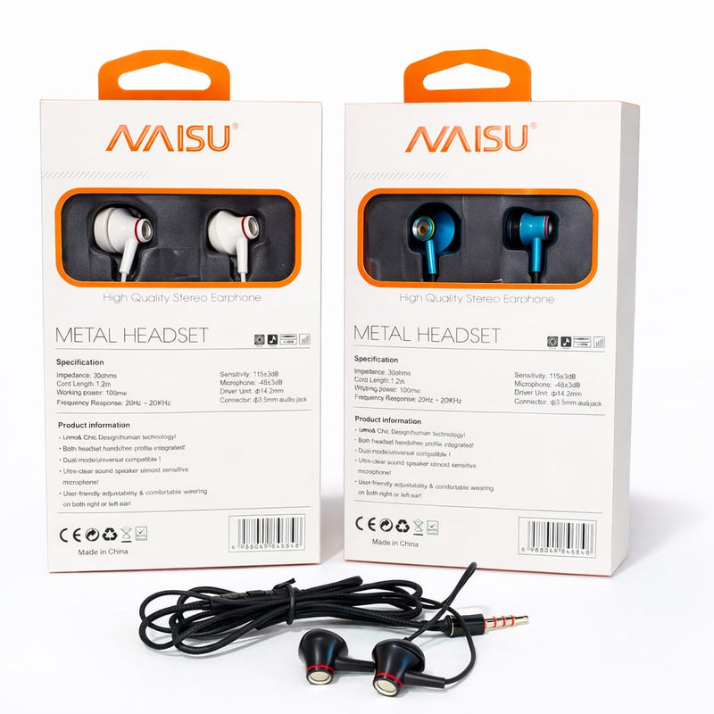 Wired Headphones with Microphone