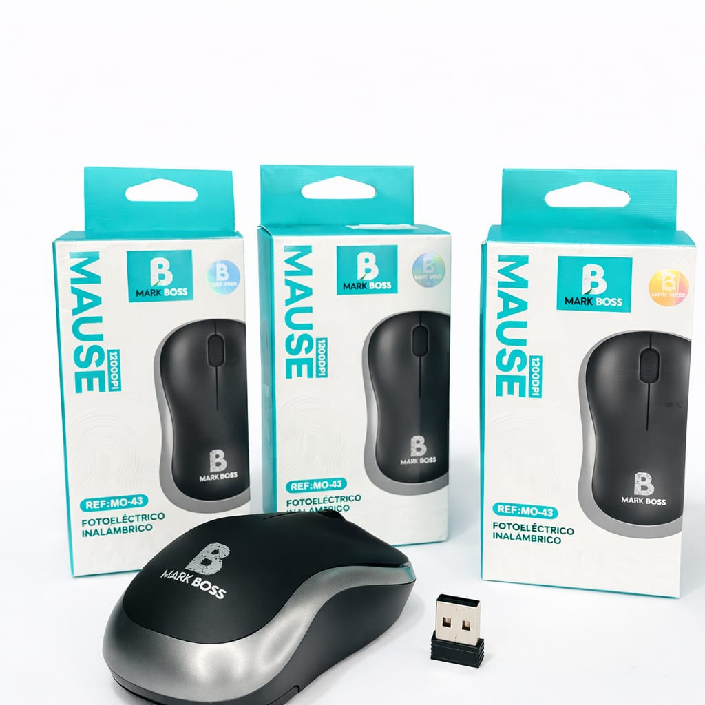 Mouse Inalámbrico Óptico