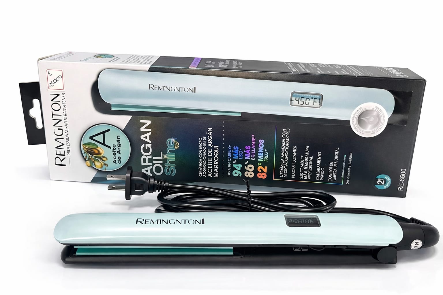 Plancha Cabello con Pantalla Digital