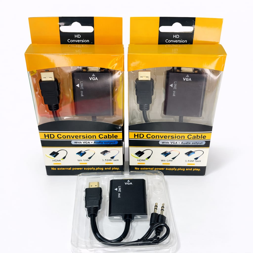 Adaptador HDMI a VGA con Audio